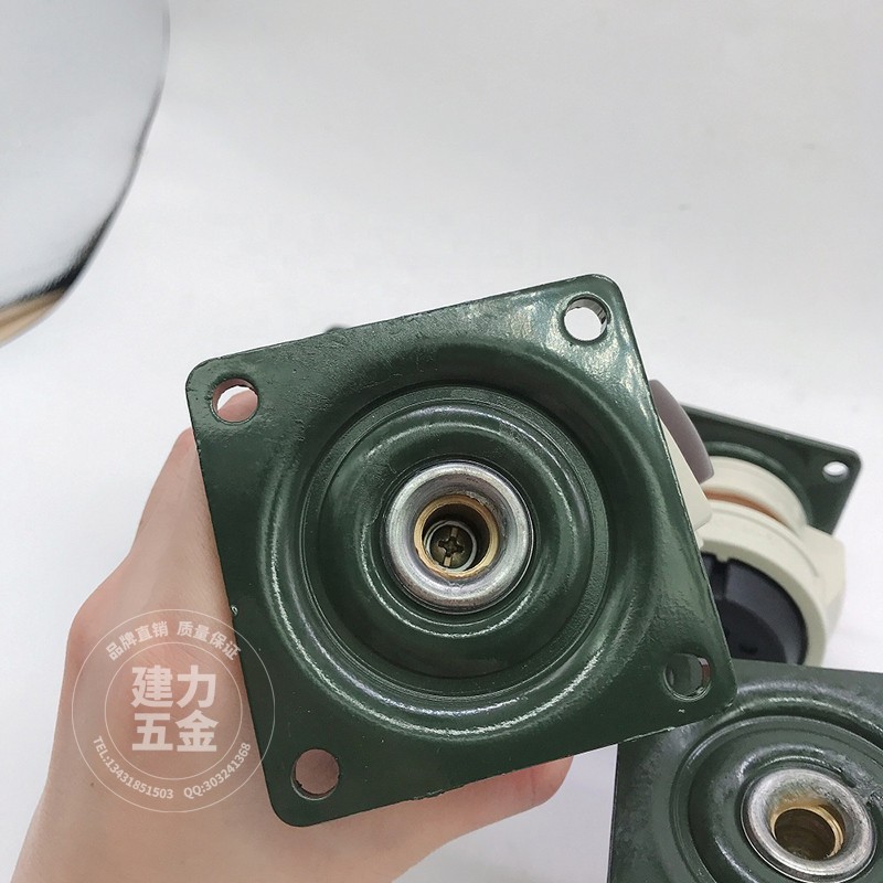 Gd60f Fuma wheel 250ksg heavy nylon leveling adjustable universal wheel support composite caster horizontal adjustment