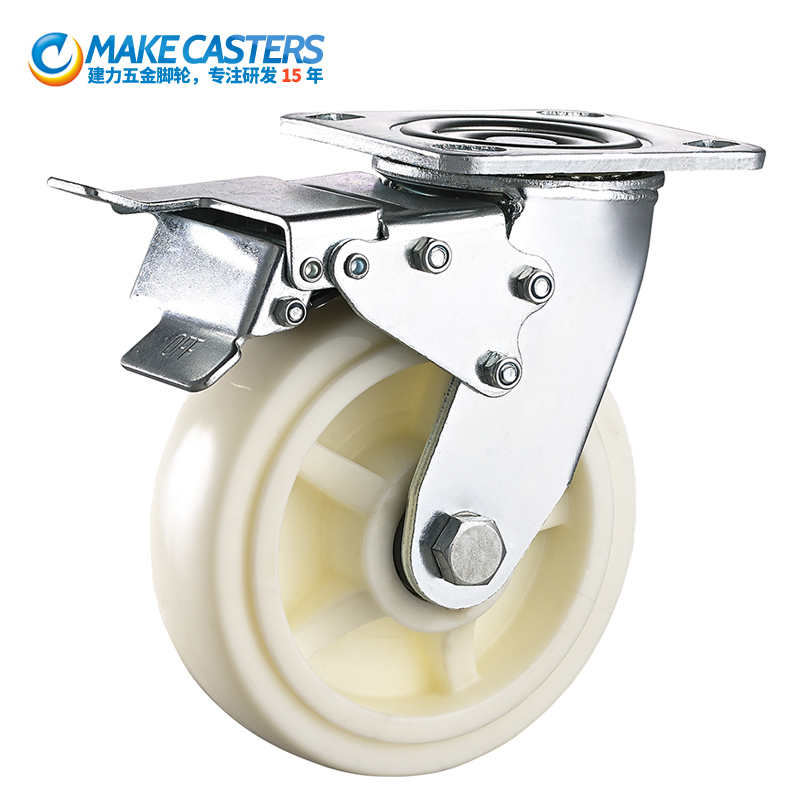 Heavy duty double ball bearing Swivel PP caster