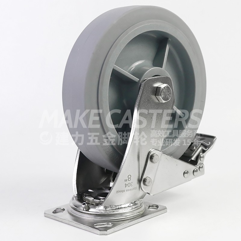 Stainless Steel Casters Wheels Heavy Duty SUS 304 316 4