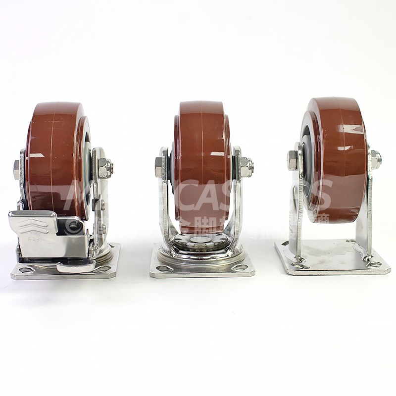 Stainless Steel Casters Wheels Heavy Duty SUS 304 316 4