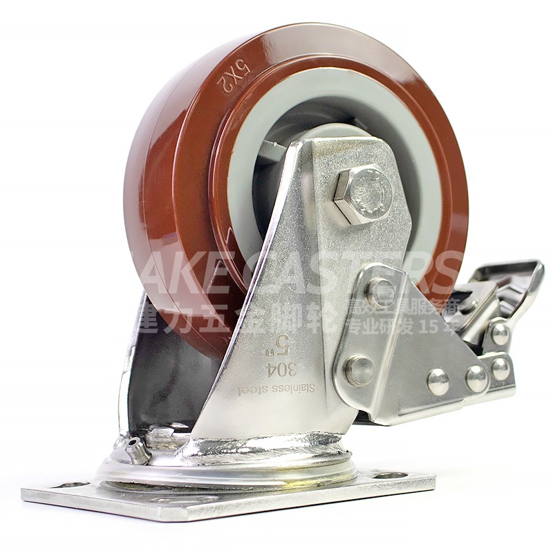 Stainless Steel Casters Wheels Heavy Duty SUS 304 316 4