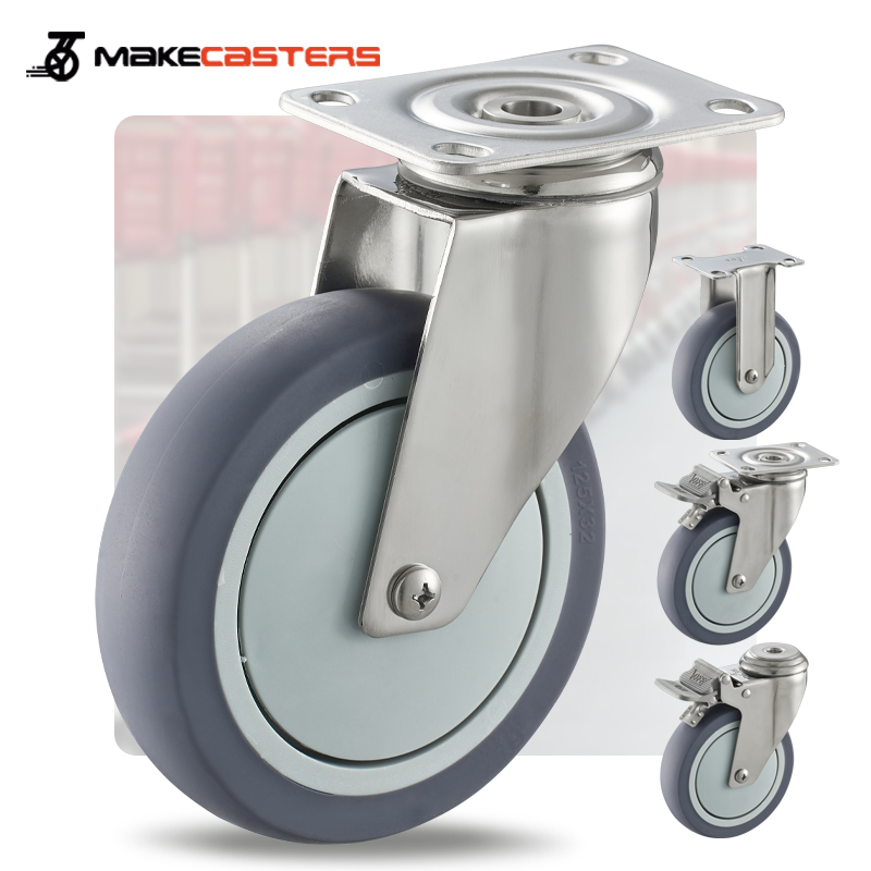 Stainless Steel SUS304 316 Casters Wheels 3