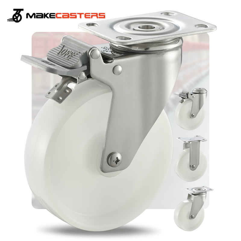 Stainless Steel SUS304 316 Casters Wheels 3