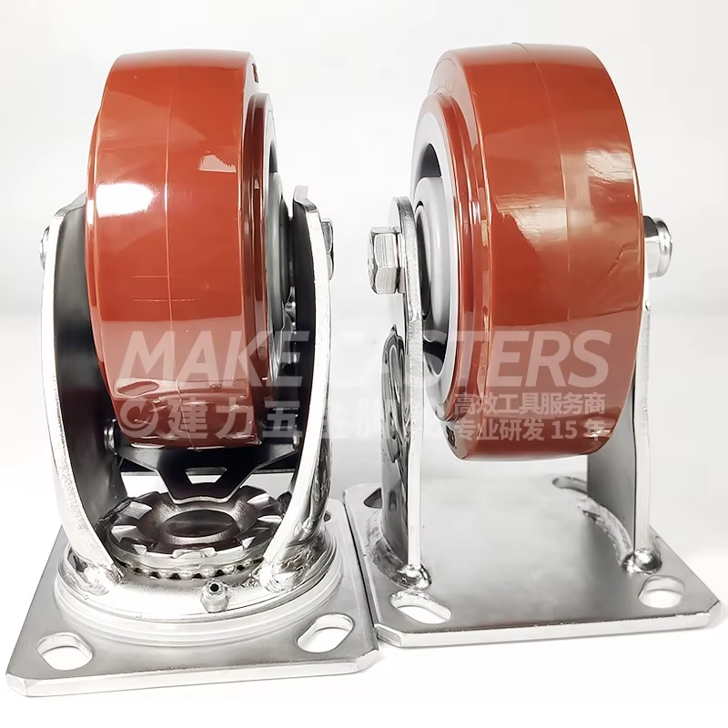 Stainless Steel Casters Wheels SUS304 316 Heavy Duty 4