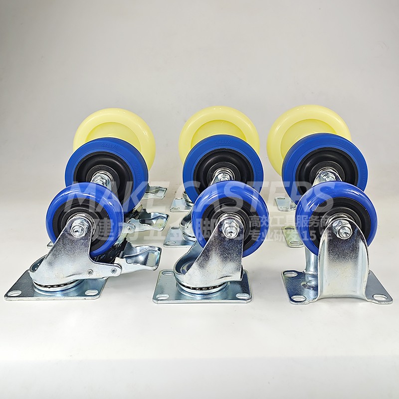 Hot Sale TPR Silent Medium Duty Casters Wheels Castors 1.5