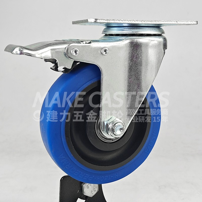 Hot Sale TPR Silent Medium Duty Casters Wheels Castors 1.5