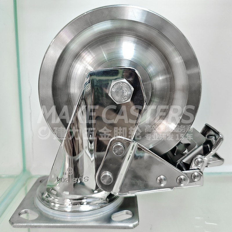 Total All Stainless Steel Casters Wheels Heavy Duty SUS 304 316 4