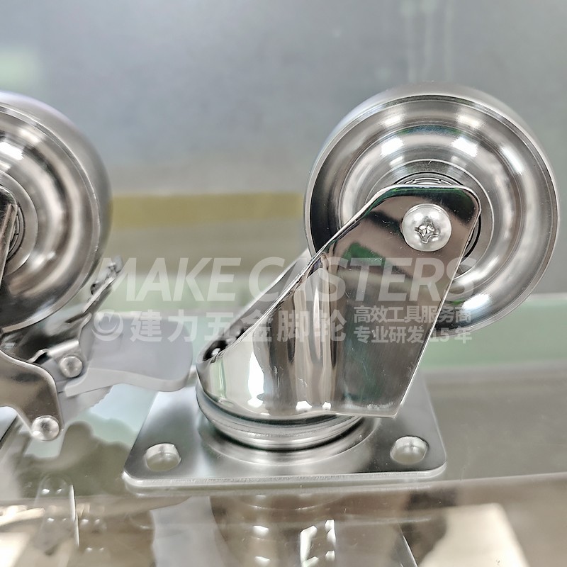 Total All Stainless Steel SUS 304 316 Casters Wheels 3