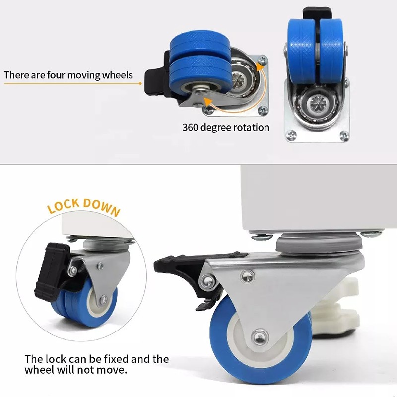 Dual Casters Wheels